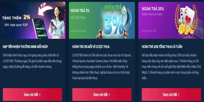 Chi tiết khuyến mãi nổ hũ tj77
